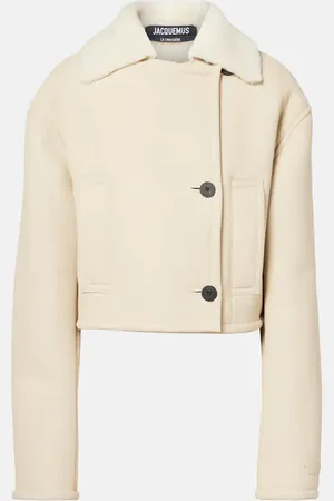 Jacquemus Giacca cropped Marino in shearling