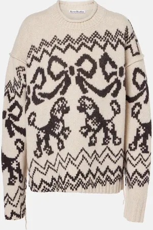 Acne Studios Pullover in jacquard di misto lana