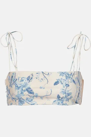 Agua by Agua Bendita Top bikini Primavera con stampa floreale