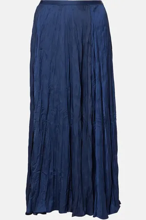 Ralph Lauren Gonna midi Crushed in raso