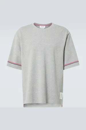 Thom Browne T-shirt 4-Bar in cotone