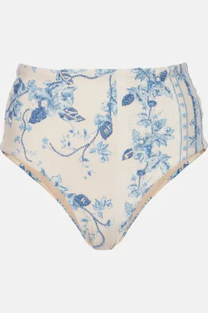 Agua by Agua Bendita Slip bikini Magenta con stampa floreale