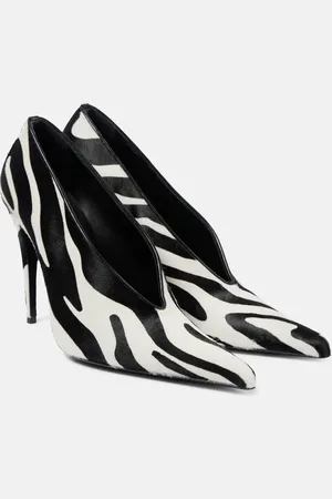 MAGDA BUTRYM Pumps in pelle con stampa zebrata