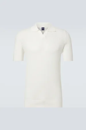 FEDELI Polo in piqué di cotone