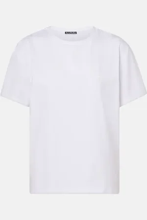 Acne Studios T-shirt Face in jersey di misto cotone