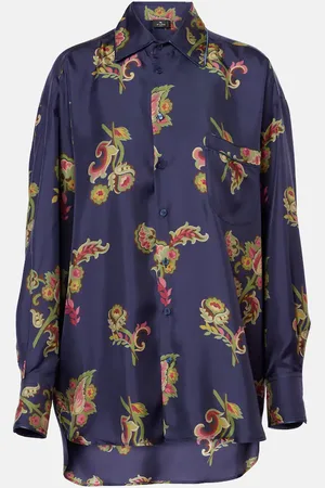 Etro Camicia in seta con stampa