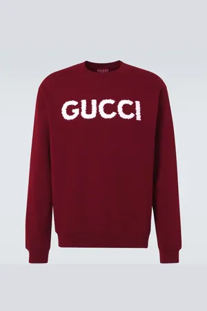 Gucci Felpa in jersey di cotone con logo