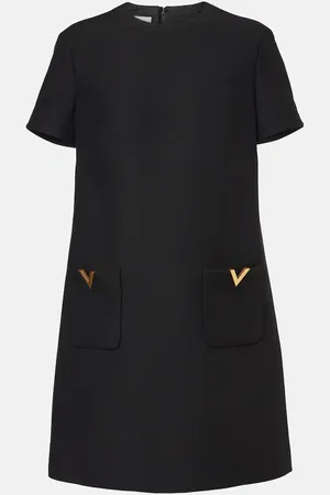 VALENTINO Abito corto in Crepe Couture