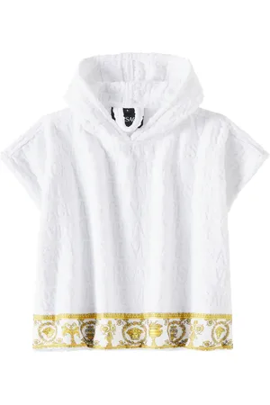 VERSACE Baby - Poncho Versace Allover in spugna