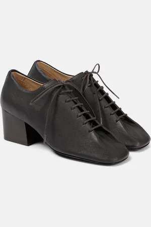 LEMAIRE Stringate Souris in pelle