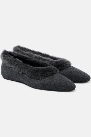 Totême Ballerine con shearling