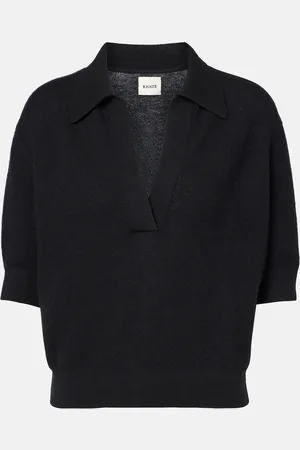 Khaite Polo Shrunked Jo in misto cashmere