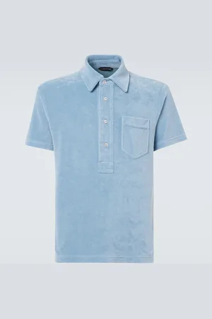Tom Ford Polo in spugna di misto cotone