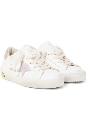 Golden Goose Sneakers Super-Star in pelle con glitter