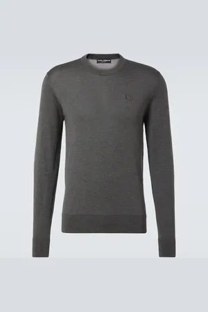 Dolce & Gabbana Pullover in seta con logo