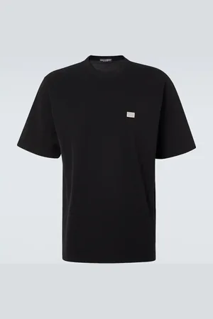 Dolce & Gabbana T-shirt in cotone piqué con logo