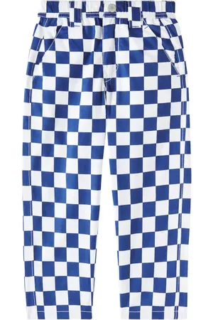 Molo Pantaloni Ataru in cotone a quadri