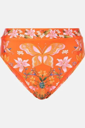 Farm Rio Slip bikini a vita alta con stampa