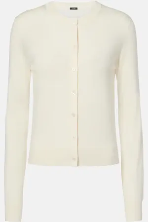 Joseph Cardigan in cotone, cashmere e seta