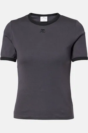 Courrèges Courrèges T-shirt Signature in cotone