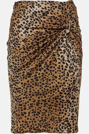 VERSACE Gonna a tubino Safety Pin con stampa