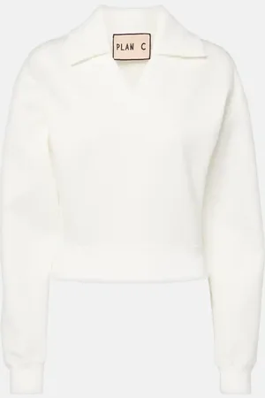 Plan C Pullover in misto cotone