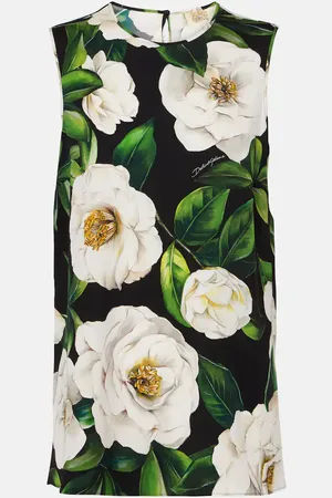 Dolce & Gabbana Camicia in charmeuse di misto seta
