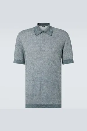 Ermenegildo Zegna Polo in cotone, lino e seta