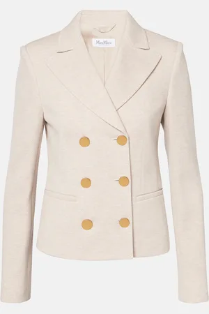 Max Mara Blazer Alabama in cotone e lana
