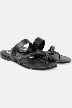 Manolo Blahnik Sandali infradito Susacru in pelle
