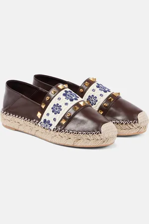 VALENTINO GARAVANI Espadrillas Country Rockstud in pelle