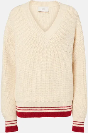 Ami Pullover Ami De Cœur in lana vergine