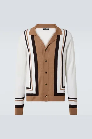 Dolce & Gabbana Cardigan in lana e seta jacquard