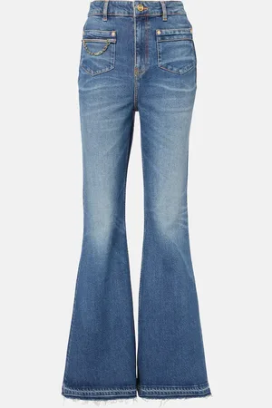 Ganni Jeans flared Blue Future Goddi