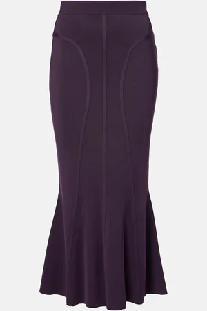 Nina Ricci Gonna lunga con peplum