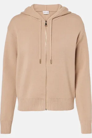 Moncler Felpa in lana e cashmere con zip