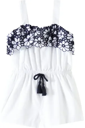 PATACHOU Baby - Abito in cotone con ricamo