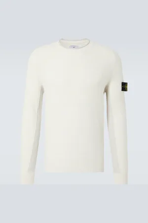 Stone Island Pullover Compass in misto cotone