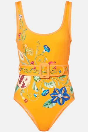 ALÉMAIS Alémais Costume intero Flores con cintura