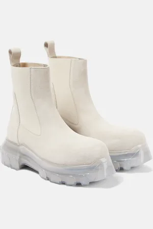 Rick Owens Stivaletti Beatle Tractor in pelle