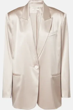 The Sei Blazer oversize in raso di seta