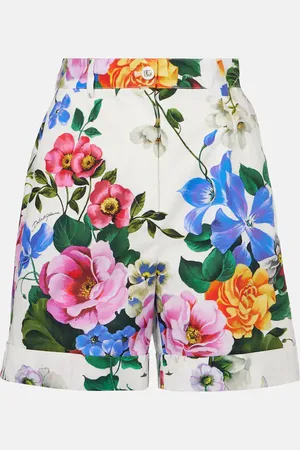 Dolce & Gabbana Shorts in cotone con stampa floreale