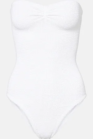 Hunza G Costume intero Brooke con ruches
