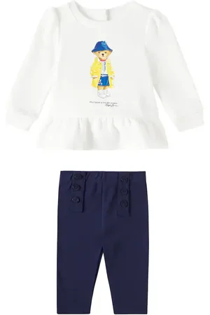 Ralph Lauren Baby - Felpa e pantaloni Polo Bear