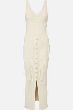 Paco rabanne Abito midi in maglia