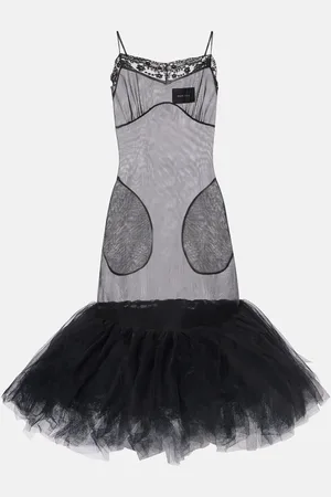 Simone Rocha Abito sottoveste con tulle