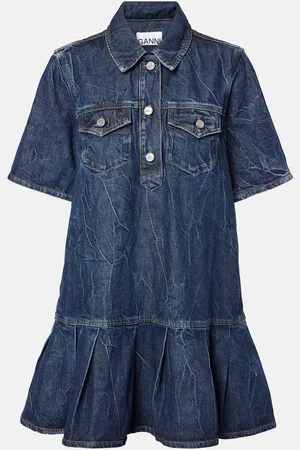 Ganni Abito corto di jeans