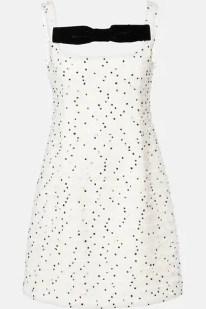 Nina Ricci Abito corto in tweed di misto lana