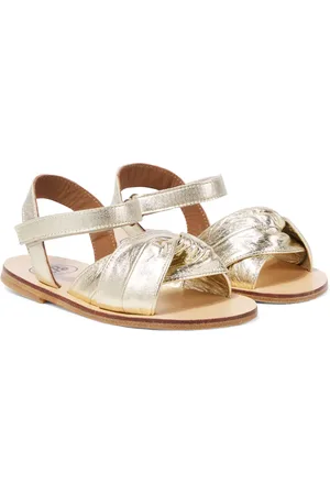 PèPè PèPè Sandali in pelle metallizzata