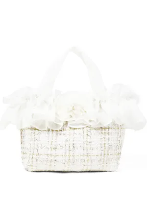 PATACHOU Borsa in tweed con volant